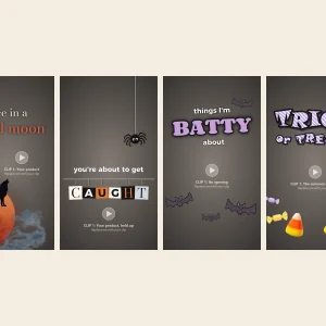 Halloween Reel Template Pack