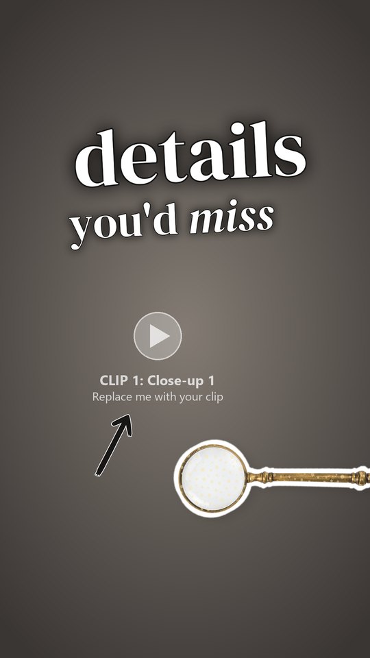 Details you'd miss in a photo: its Reel cover