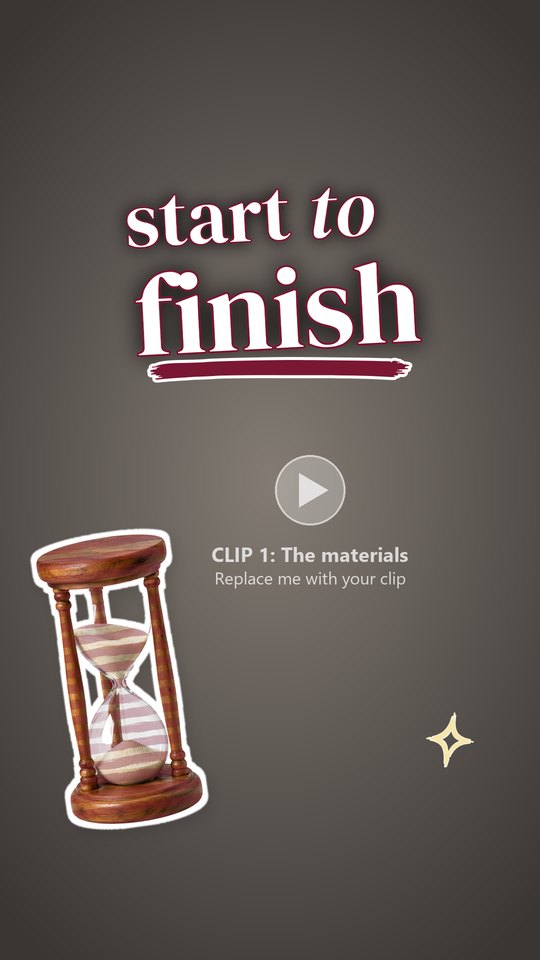Start to finish: its Reel cover