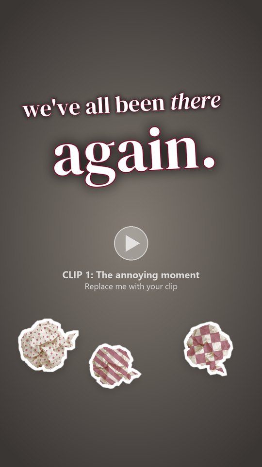The annoying moment: its Reel cover